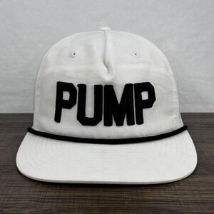 Richardson Outdoor Hat Cap Snap Back White Black Pump Rope Embroidered Mens